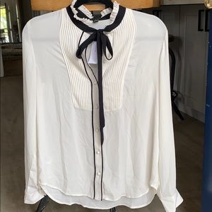 Ann Taylor white blouse